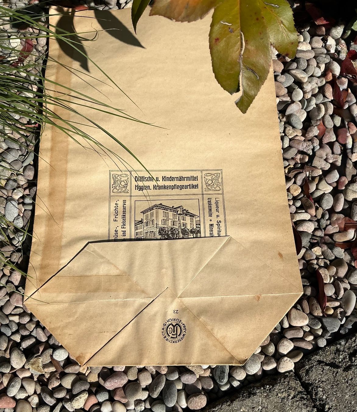 Alle Dekorationen: URALTER DROGERIE PAPIERSACK – Gebraucht aus Zell LU von Silvermemory 2