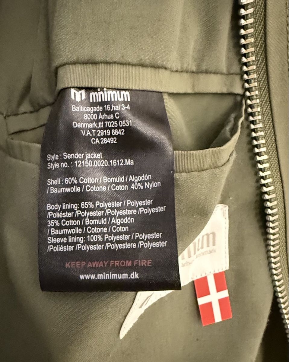 Giacche: Minimum Sender Regenjacke Khaki Gr. XL – Usato da Schaffhausen venduto da gdinoro 5
