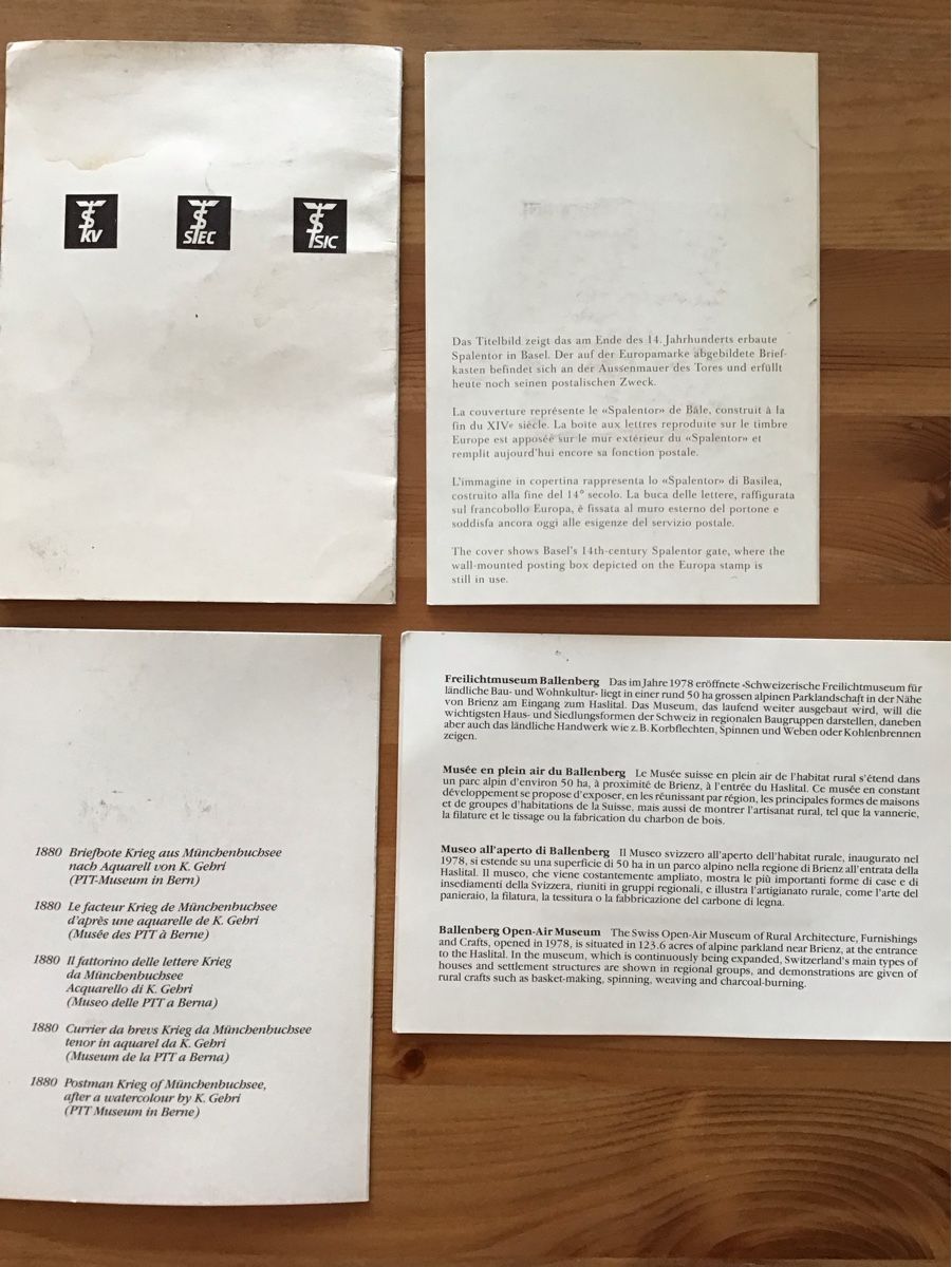 Tous les timbres: Briefmarken weihnachtskarten PTT – D'occasion à Bettwiesen par Jumpingfox 3