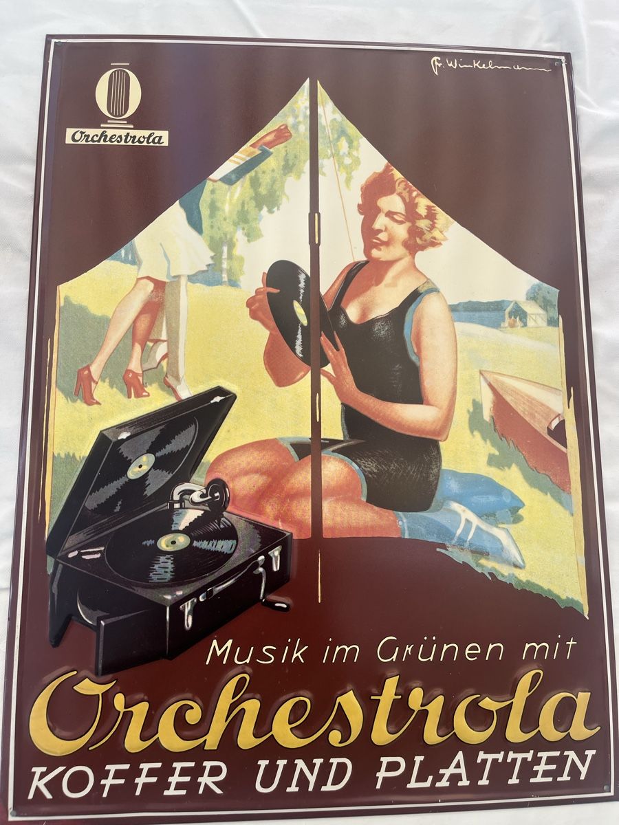 Insegne: Schild Orchestrola – Usato da Mönchaltorf venduto da VaSo56