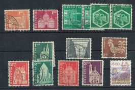 CH - Baudenkmäler Fr. 1.00 - 4.00, gestempelt