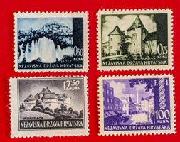 KROATIEN NEZAVISNA HRVATSKA BANJA LUKA 1942** POSTFRISCH
