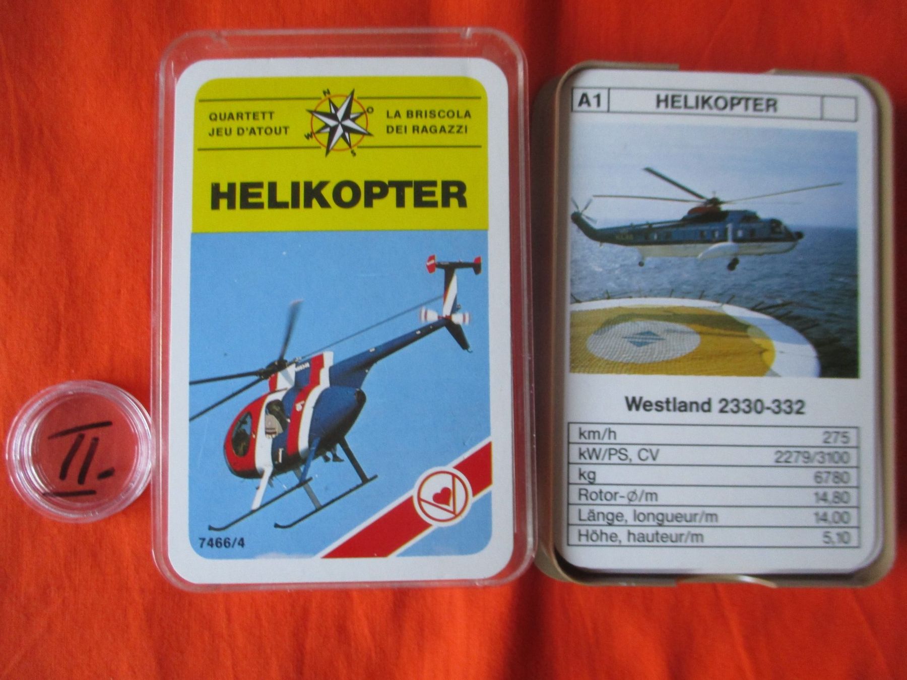 Giochi: Quartett 7466/4 Helikopter – Usato da Birsfelden venduto da alles-muss-raus