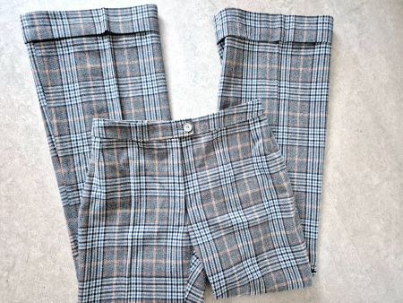 HOSE MARLENEHOSE 38 M WOLLE VICHY , TOP ZU BLUSE SHIRT PULLI