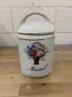 Brösel-Dose, Behälter, Blumendekor, MCP Tschechoslowakei
