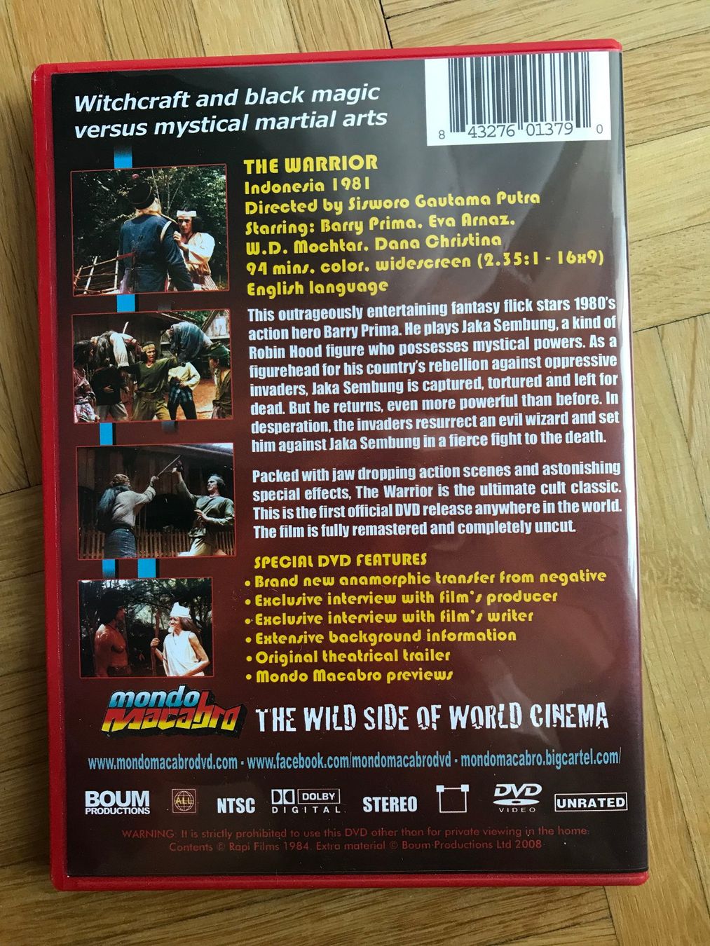 Alle DVDs: The Warrior (1981) - Mondo Macabro - DVD – Gebraucht aus Zürich von Malcom 2