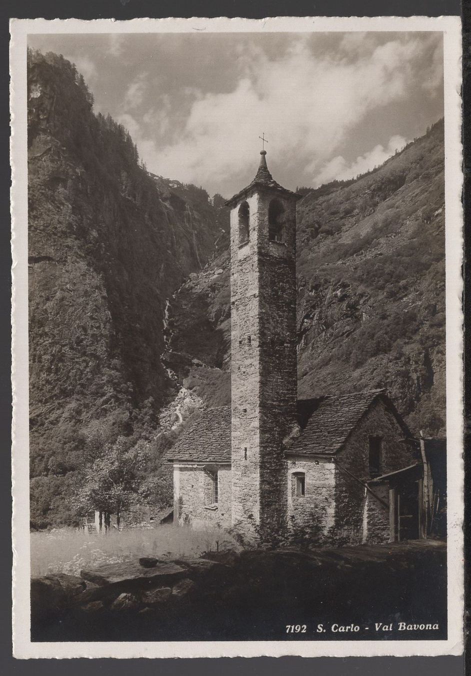 Ansichtskarten: S. Carlo  - Val Bavona – Gebraucht aus Aarau von kufi44