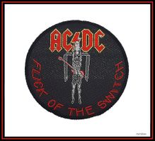 Aufnäher AC/DC  *FLICK OF THE SWITCH*