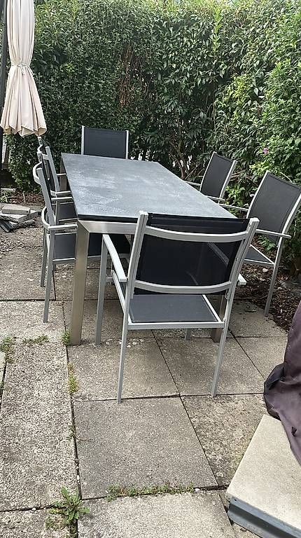 Set de table et chaises: Gartentisch mit 6 Stühlen – D'occasion à Rebstein par nem_hq6q 3