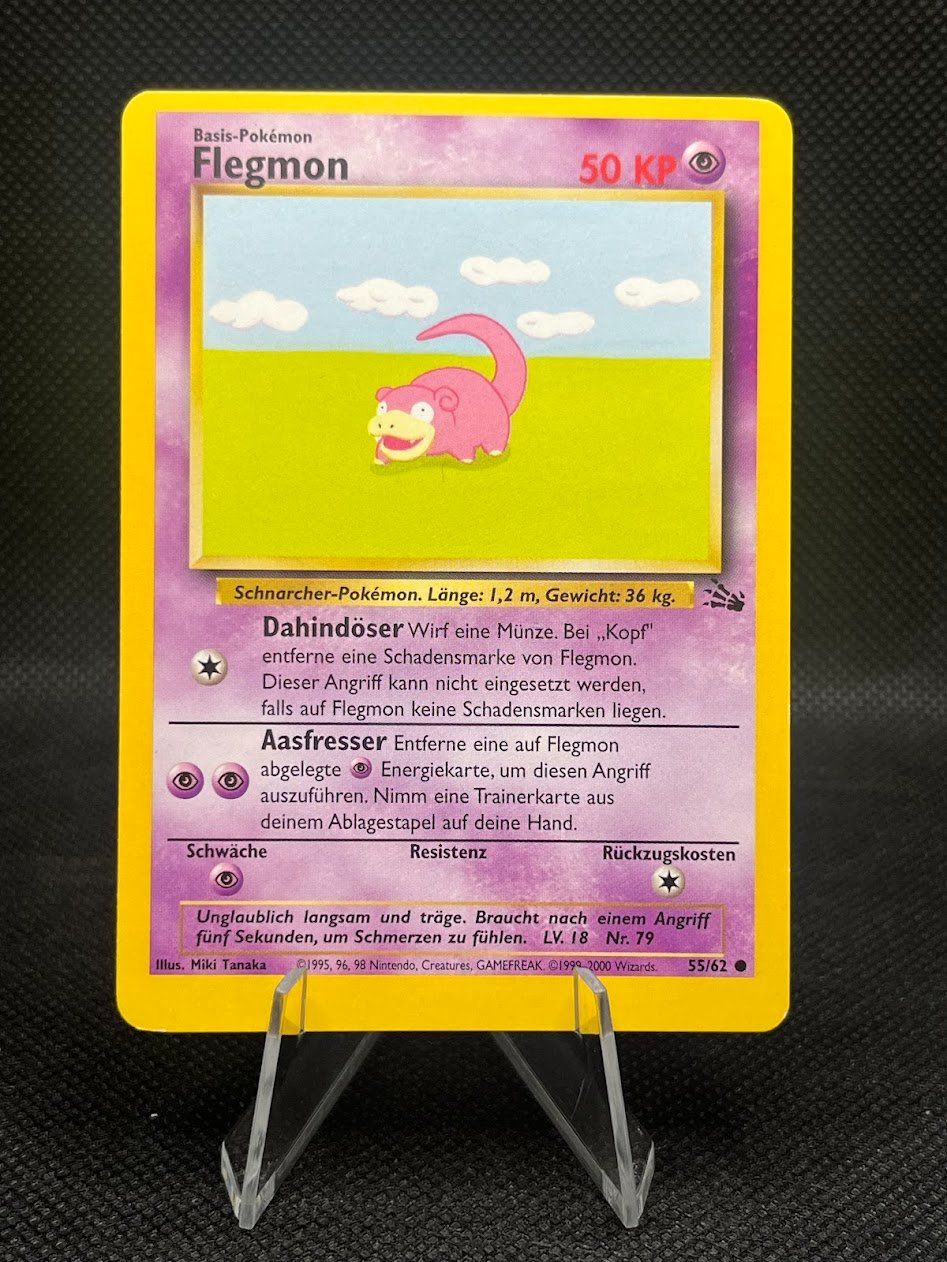 Pokémon Carte collezionabili: Pokemon -  Missprint Flegmon Fossil – Usato da schaan venduto da Schokoloco