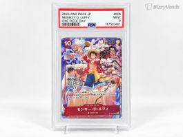 One Piece Monkey D. Luffy #006 One Piece Day PSA 9 JP