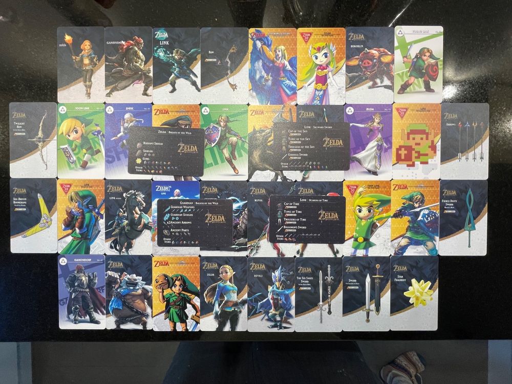 Zelda Amiibo NFC cards 40 Stück (Neu (gemäss Beschreibung)) in ...