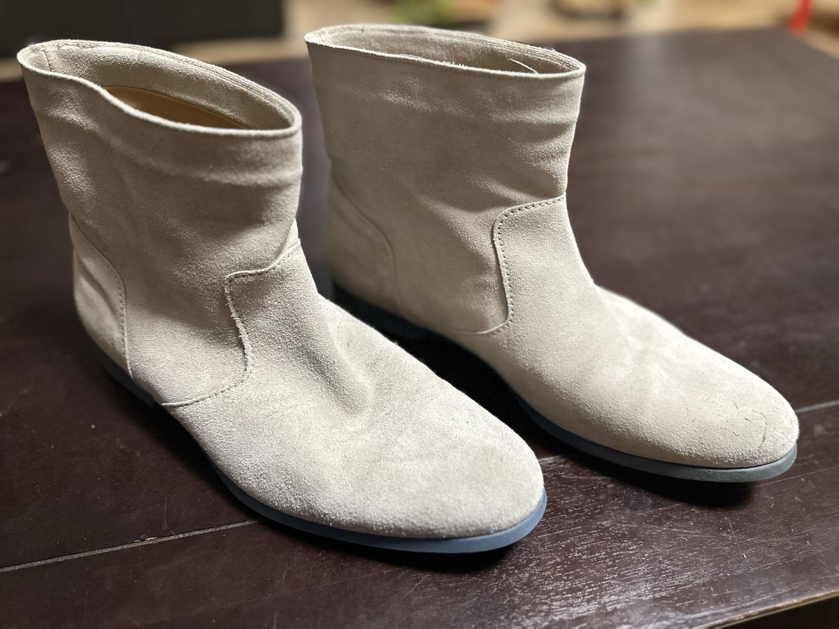 Scarpe da uomo: Wildleder Navyboot Herren Schuhe 44 – Nuovo (secondo la descrizione) da Muri AG venduto da Domenicob1