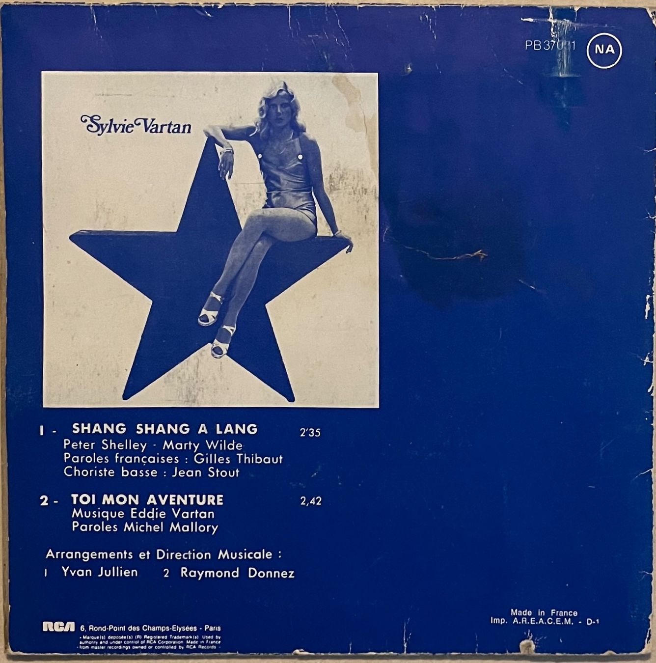 Dischi in vinile: SYLVIE VARTAN - SHANG SHANG A LANG – Usato da Bussigny venduto da vinyl-pas-cher 1