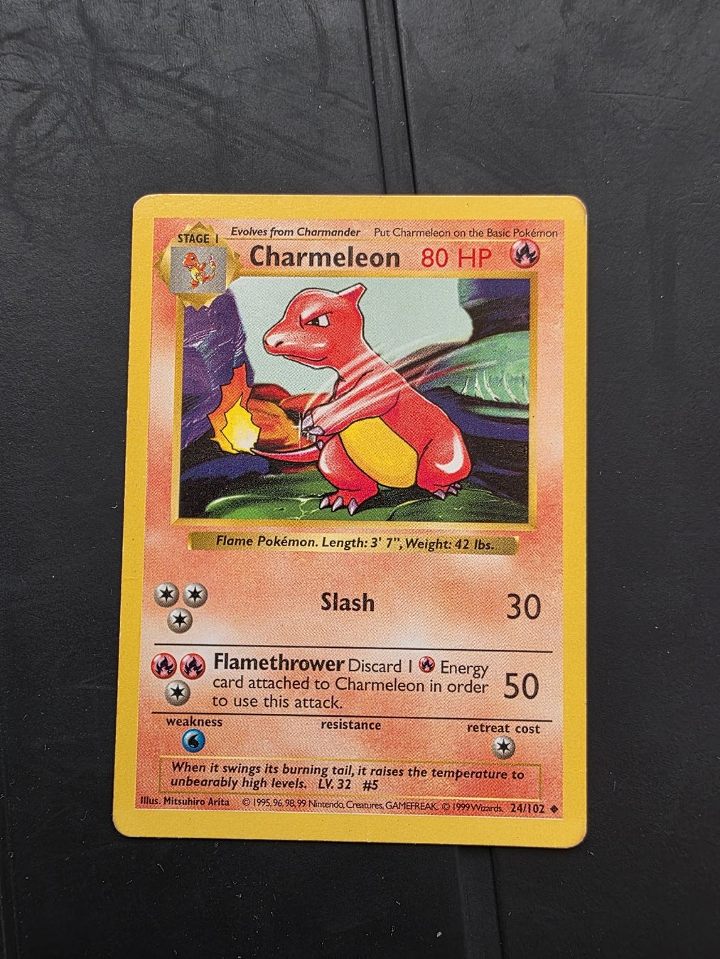 Pokémon Carte collezionabili: Pokemon Karte Charmeleon Shadowless Base Set – Usato da oberbuchsiten venduto da thug4