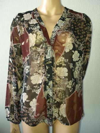 MORGAN Blouse / Bluse (transparent) taille / Grosse 36