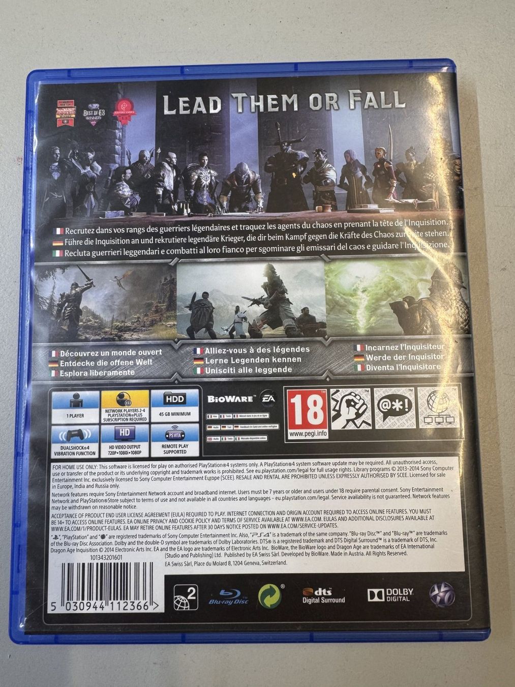 Sony Spiele: PS4 Spiel Dragon Age Inquisition – Gebraucht aus Roggliswil von wipix 1