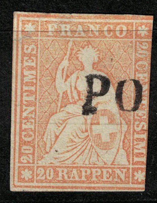 Alle Briefmarken: Strubel 25D gestempelt – Gebraucht aus Bern von bae_958f