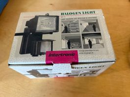 Intertronic Halogen Aussenlampe mit Bewegungsmelder, Neu