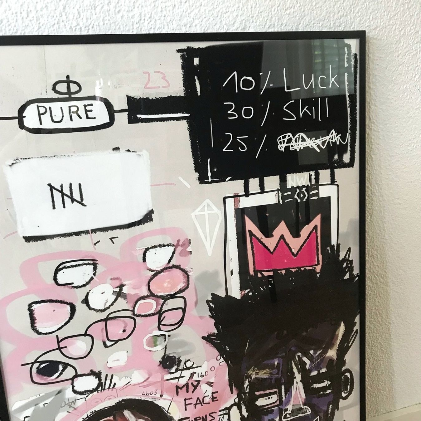 Foto & Immagini: Purple Face Neo Expressionismus Pop Art Bild Chef Skill Bild – Nuovo (secondo la descrizione) da St. Niklausen LU venduto da Stefan_Bammert_Art 2