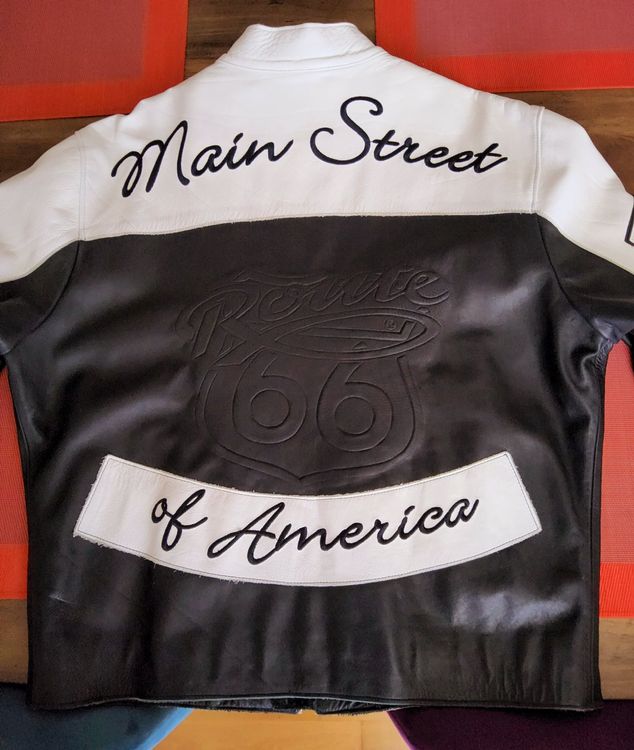 Street Hawk Toppa ROUTE 66 Ricamata Per Giubbotti Biker – Stile Ferro Su Ferro Vintage Toppe Grandi - Foto 11