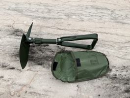 Klappspaten Militär Armee mit Tasche für Garten Camping Outd