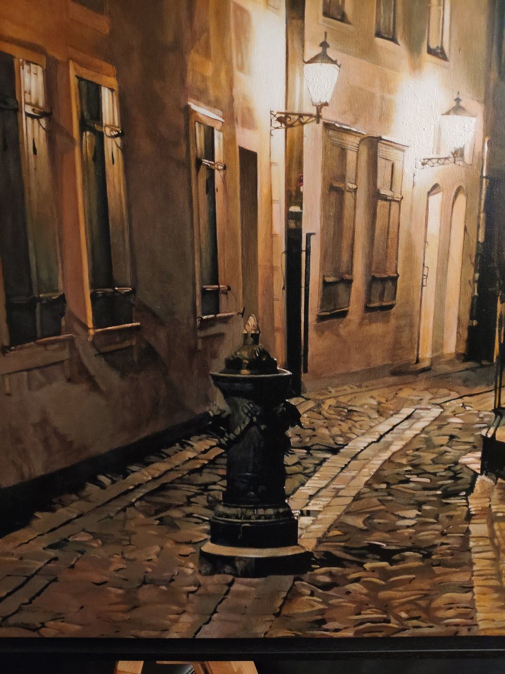 Gemälde: Acrylgemälde auf Leinwand "La rue des âmes" – Neu (gemäss Beschreibung) aus Greifensee von fran_cois 2