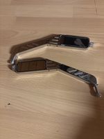 Rétroviseurs moto custom chromés