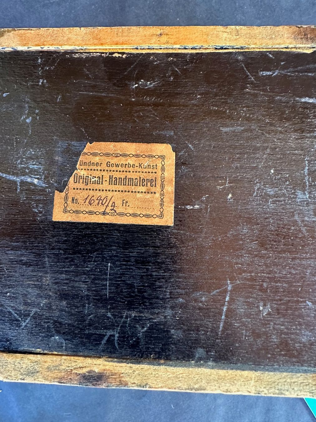 Dosen: Bündner Gewrbe-Kunst Box – Gebraucht aus Saas im Prättigau von norman02 7