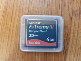 Speicherkarte SanDisk Extreme III CompactFlash 4GB