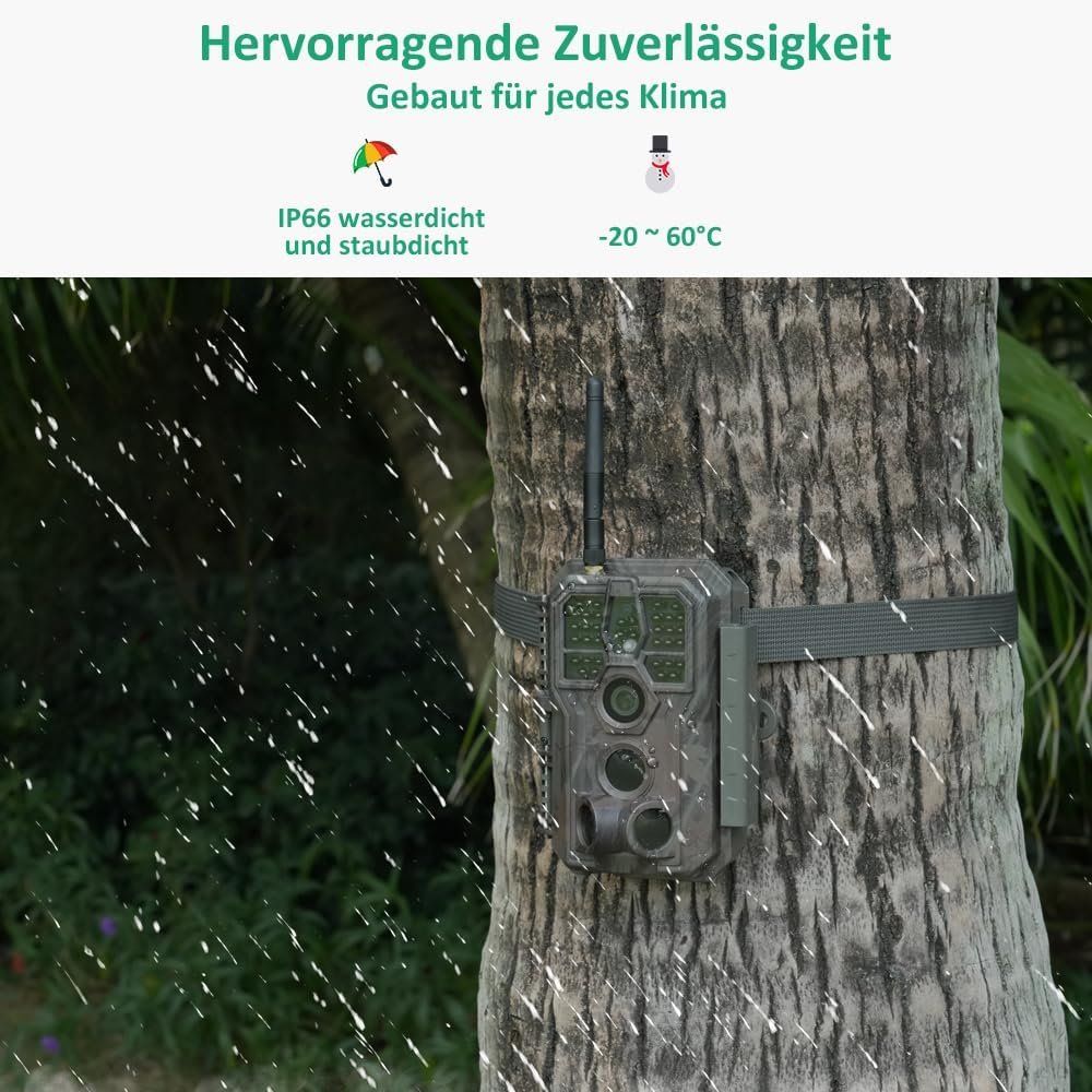 Videocamere: Wildkamera E8 WLAN 64MP 1296P – Nuovo e nell'imballaggio originale da Schaffhausen venduto da smarastore 6