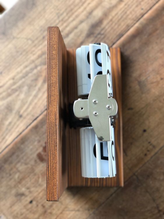 Ejoyous Tischuhr Flip Uhr Retro, Vintage Mit Klappz Produktbild-Vorschau 3