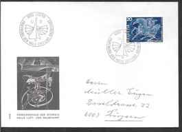 Sonderbrief Eröffnung Halle Luft- Raumfahrt Luzern 1.7.1972