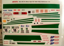 BMW M3 Rally 1991  decal 1.43 "6"