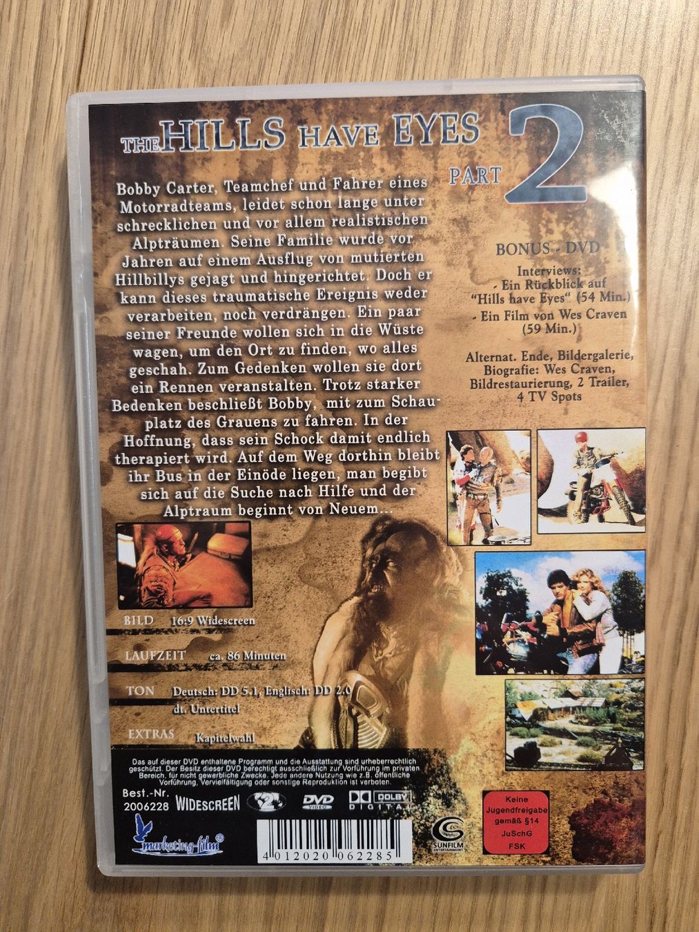 Tutti i DVDs: The hills have eyes Part 2 DVD – Usato da Benken ZH venduto da Murphy011 2