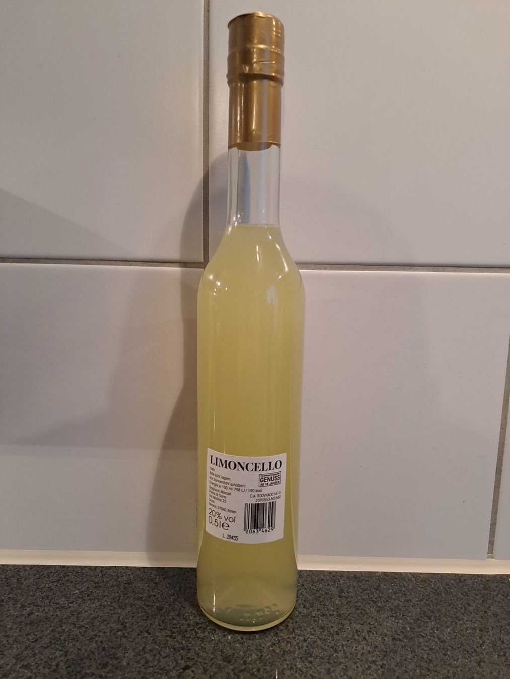 Bevande alcoliche: 1 Flasche Limoncello Zitronenlikör – Nuovo e nell'imballaggio originale da Elsau venduto da Kellerraeumung 2