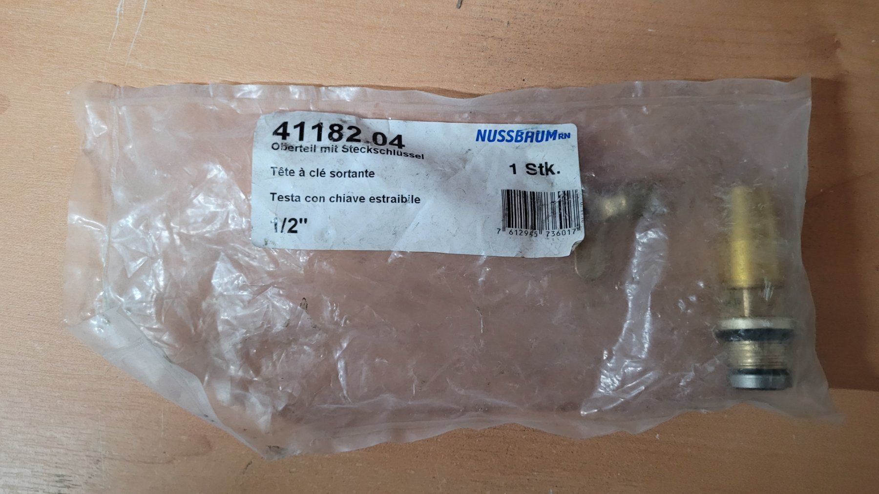 Rubinetteria: Nussbaum Tete a cle sortante 1/2 – Usato da Bionnens venduto da Meg011