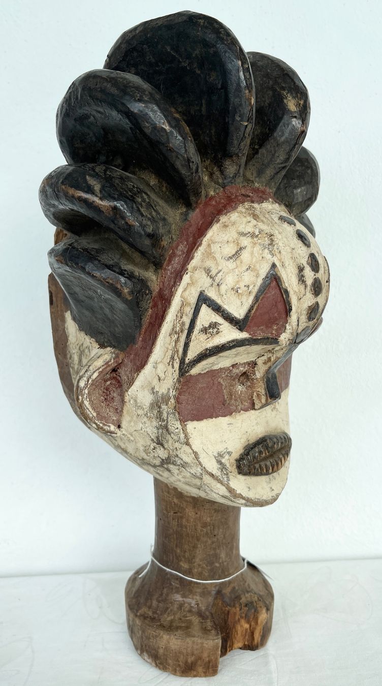 Skulpturen & Statuen: Rarität alte Idoma Figur Skulptur Nigeria Höhe 35 cm – Gebraucht aus Rüthi (Rheintal) von Kunsthaus777 5