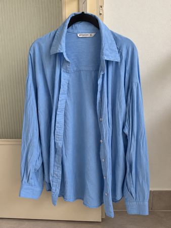 Stradivarius Hemd hellblau Gr. L