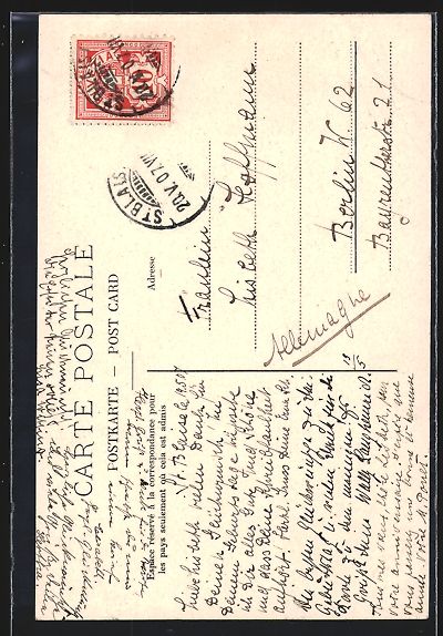 Cartoline postali: AK St. Blaise, L'Eglise, Restaurant – Usato da Berlin venduto da bartko-reher 1