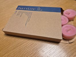 Partylite Teelichter Rosenholz 12 Stk.