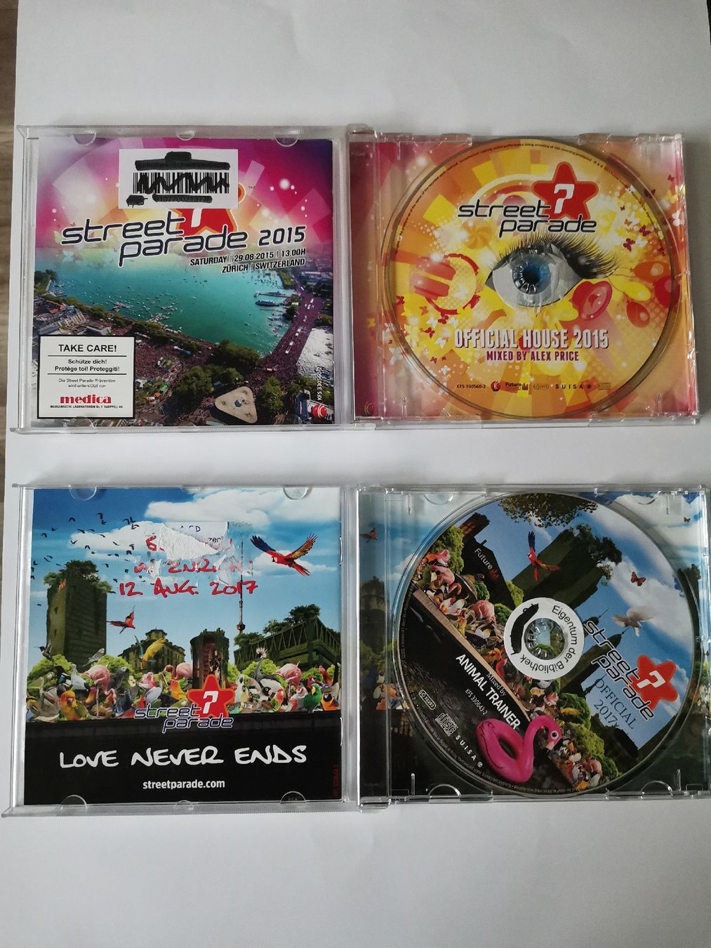 CD: Street Parade 2015 & 2017 Sampler CDs – Usato da St. Antoni venduto da AJTurner 2