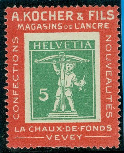 Tous les timbres: 1909 Schweiz Kochermarken – D'occasion à Zürich par yago-rot