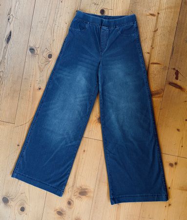 Pantalon léger bleu large, H&M - COMME NEUF - 152cm-11/12ans