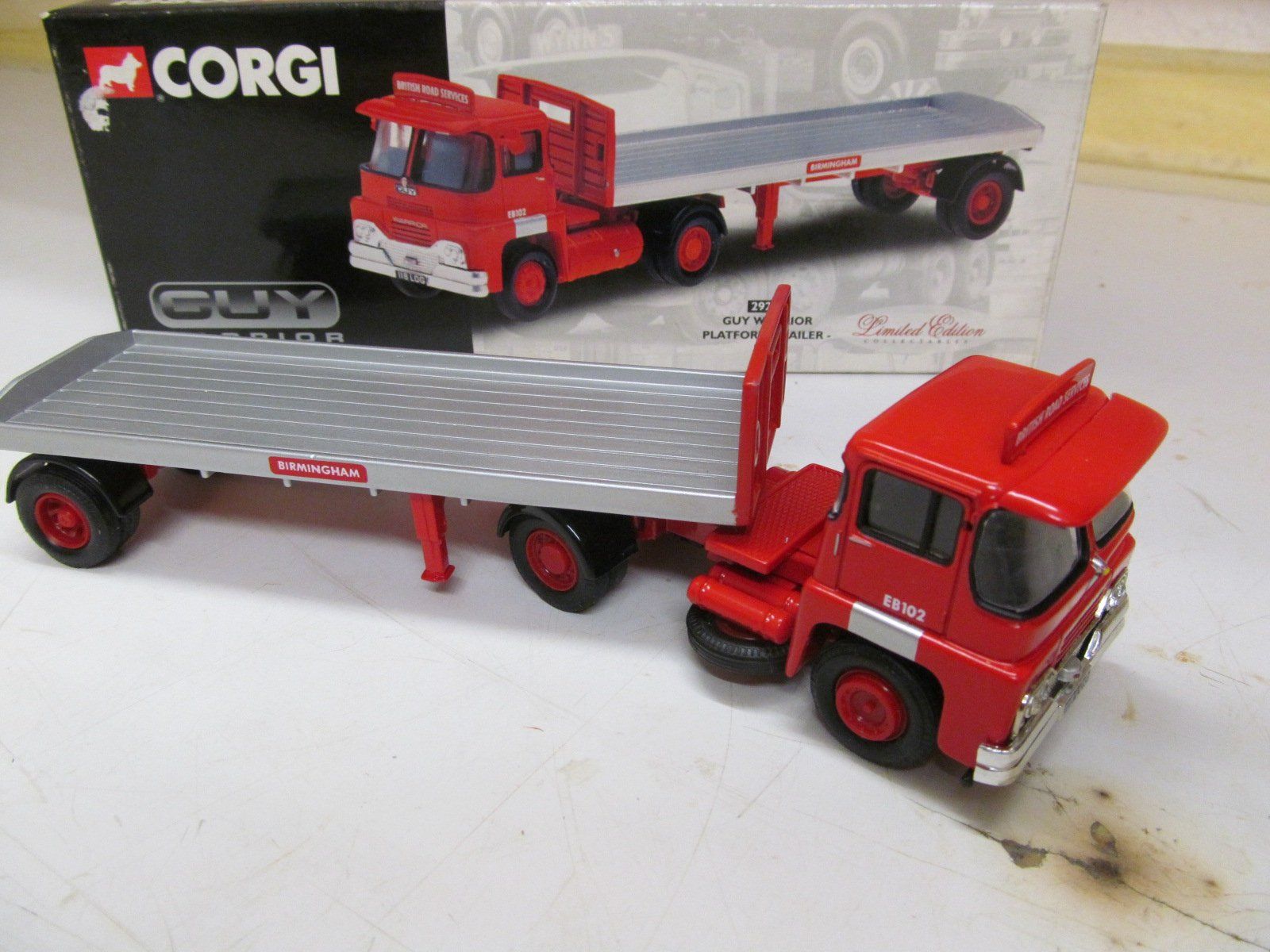 Corgi Toys Kit di modellismo & Modellini statici: CORGI 29201  GUI WARRIOR  PLATFORM  TRAILER  1:50 – Nuovo (secondo la descrizione) da Grueningen venduto da malamut56 3