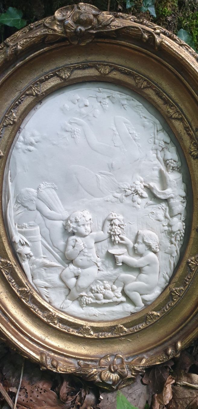 Foto & Immagini: Relief - Engel - Putten - Putti - Trauben - Bacchus - 1900 – Usato da Staufen venduto da jasminm01 5