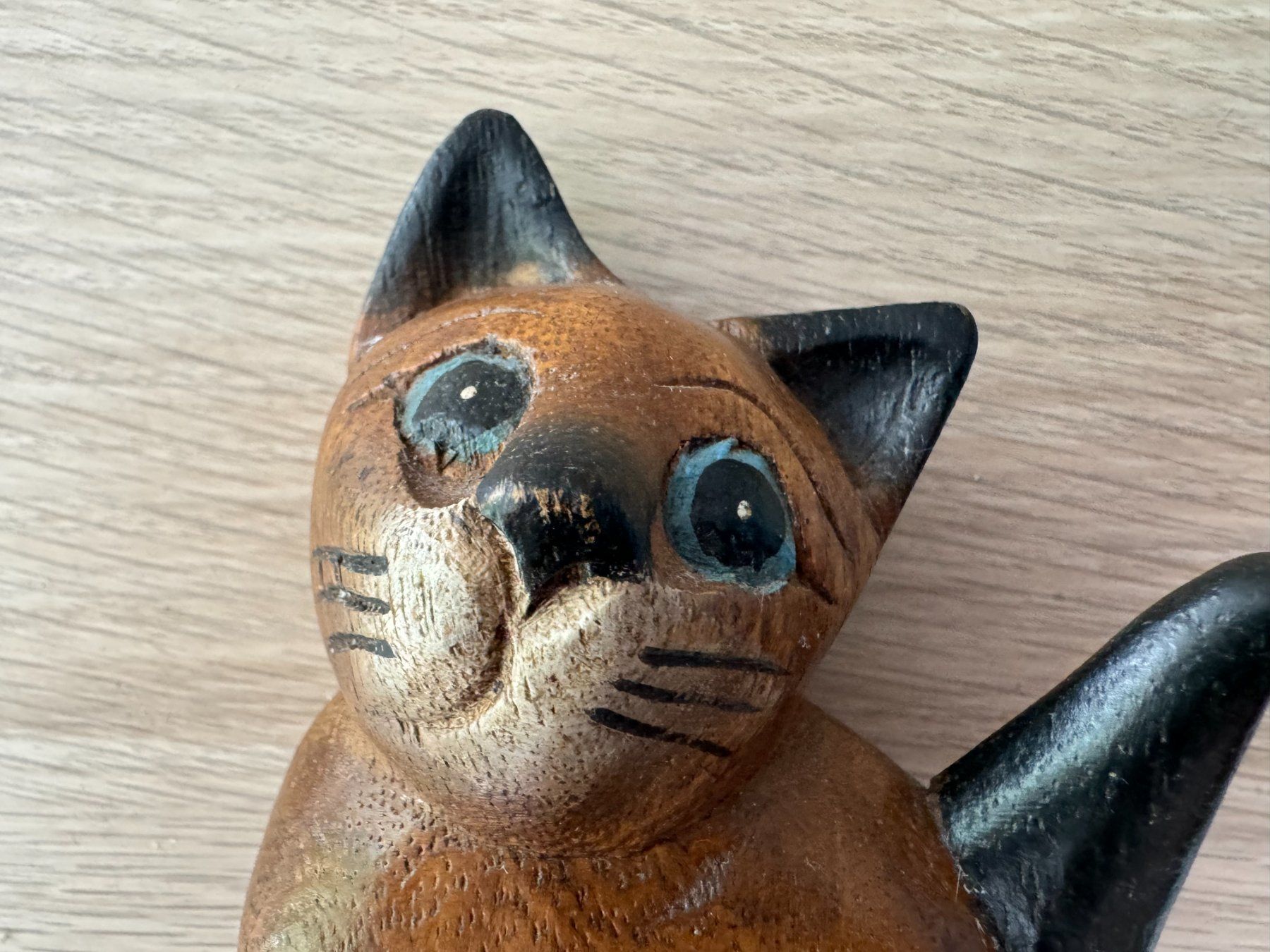 Statuette: Sculpture de chat en bois – Usato da Genève venduto da Reveur 4