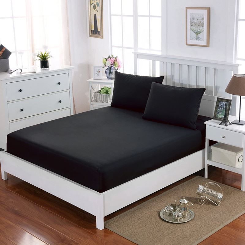 Biancheria da letto: JERSEY-FIX TICINO 180/200x200cm Schwarz – Nuovo e nell'imballaggio originale da Oensingen venduto da directshop24 2