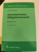 Lehrbuch Honsell Obligationenrecht Besonderer Teil 10.A