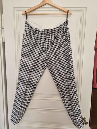 Topshop Hose Gr. 42, Pepita Muster